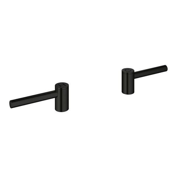 Lever Handles Pair, Black